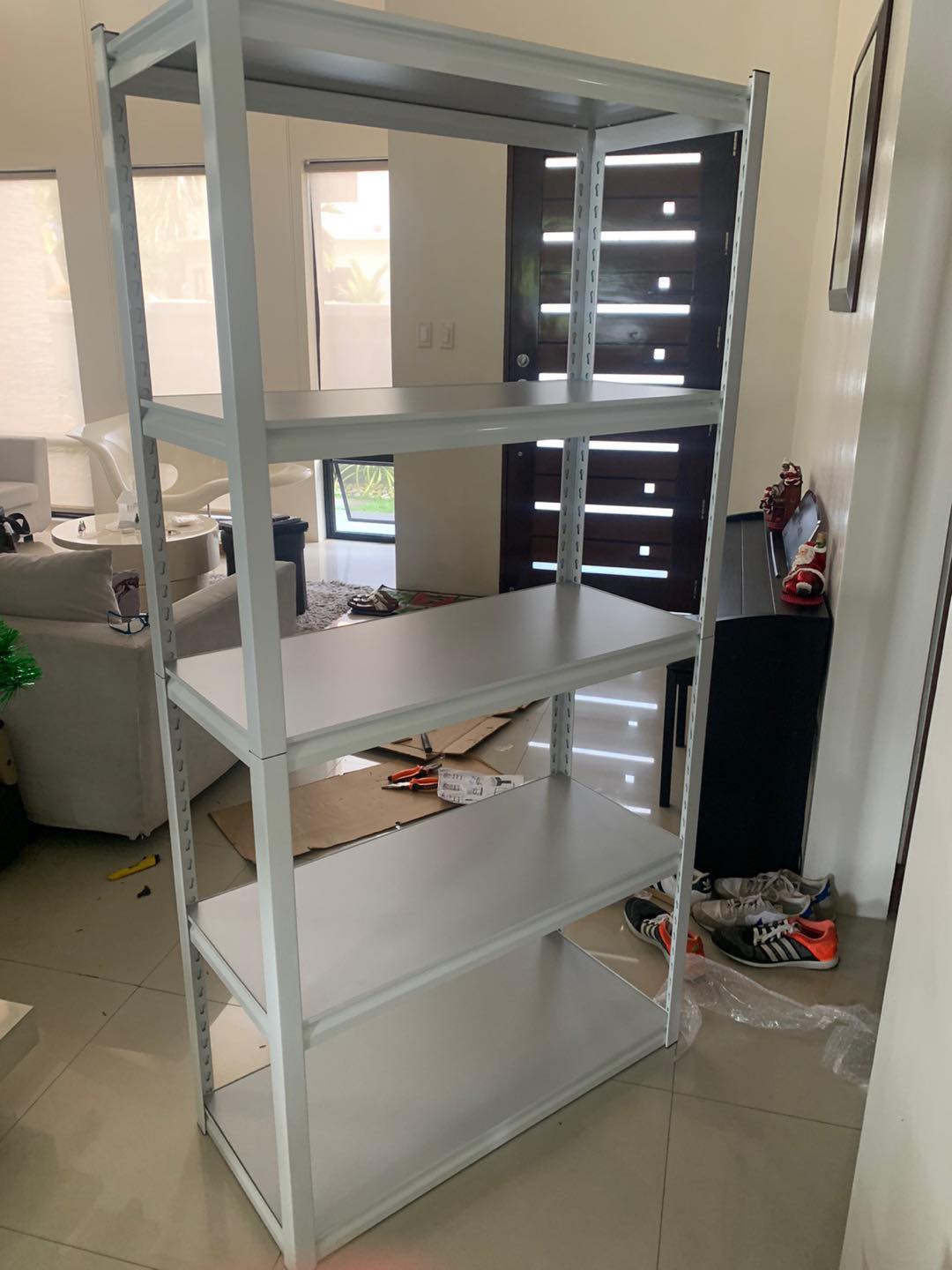 5 Layers Adjustable Boltless Racks (DOUBLE STAND) (40x90x183cm) 6ft