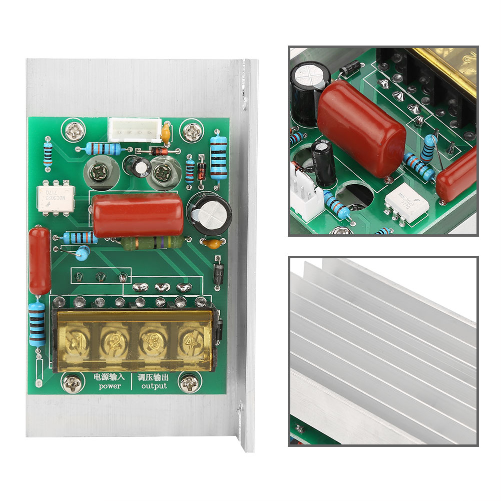 Voltage Controlle Electronic Regulator AC220V 8000W High Power SCR Speed Controller Control Motor