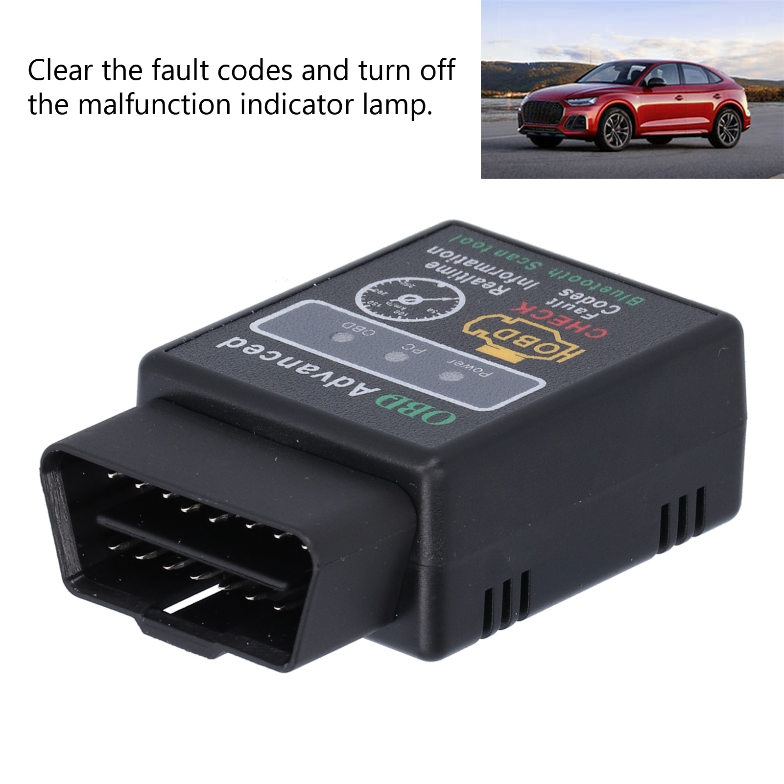Car Fault Detector Mpg Meter Obd2 Code Reader Dtc Reading And Clearing Engine Operating Parameters Monitoring Bluetooth 5.1 for Android for Ios