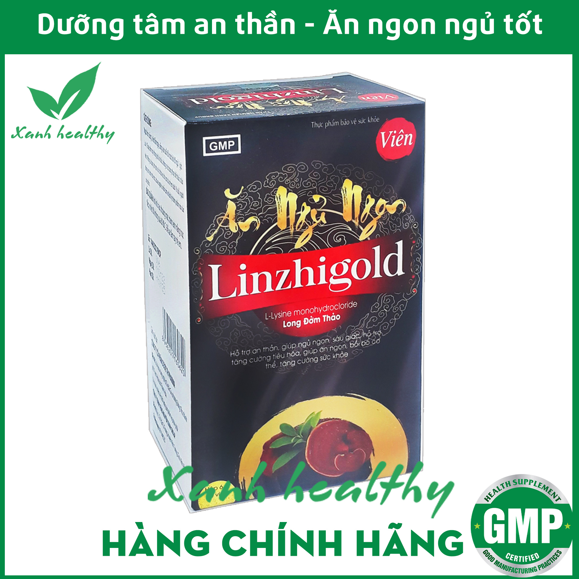 Viên uống Ăn Ngủ Ngon - giúp ăn ngon ngủ ngon, tăng cường sức khỏe tăng sức đề kháng - Hộp vỉ 60 viên - Hàng chính hãng