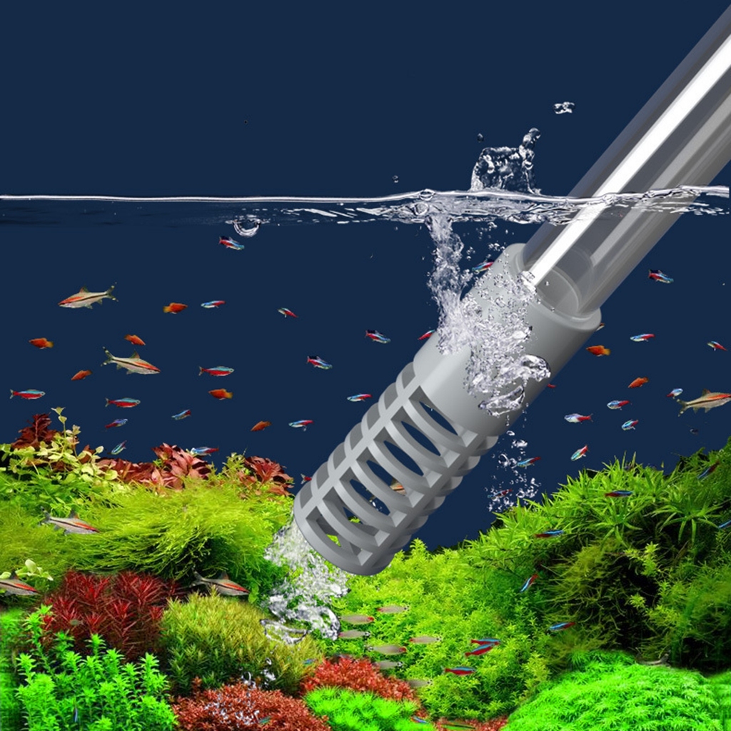 Suction Out Fish Tank Sediment |   Water Change Tube for Sucking Out the Bottom of the Aquarium's Sediment.