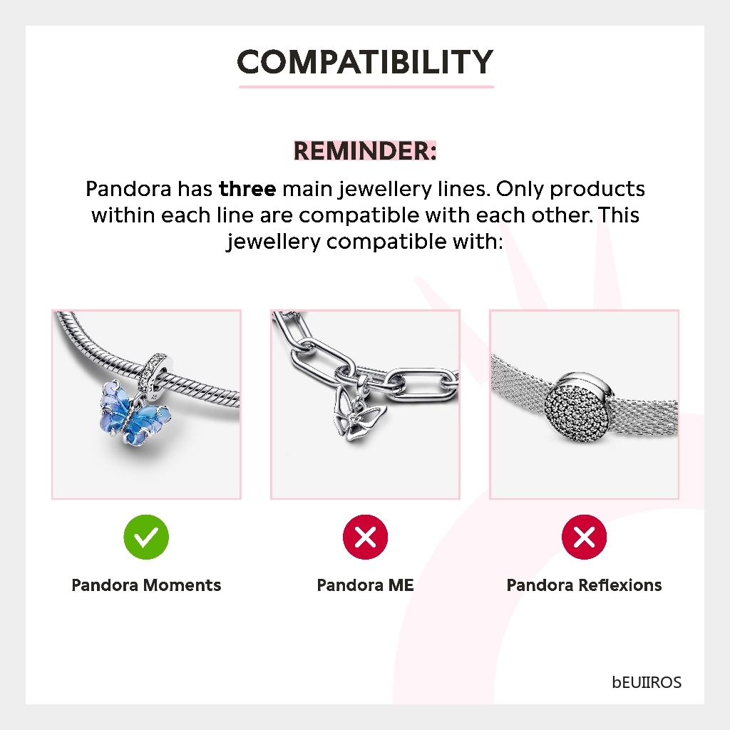 2023 New Pandora Space Love Rocket Charm