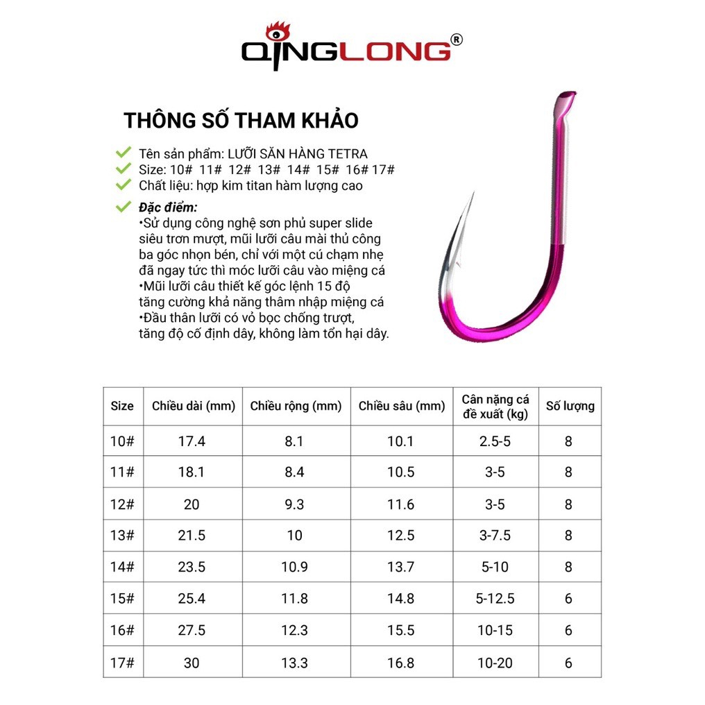 Lưỡi câu săn hàng Simago Tetra cao cấp ( vỉ 8c)