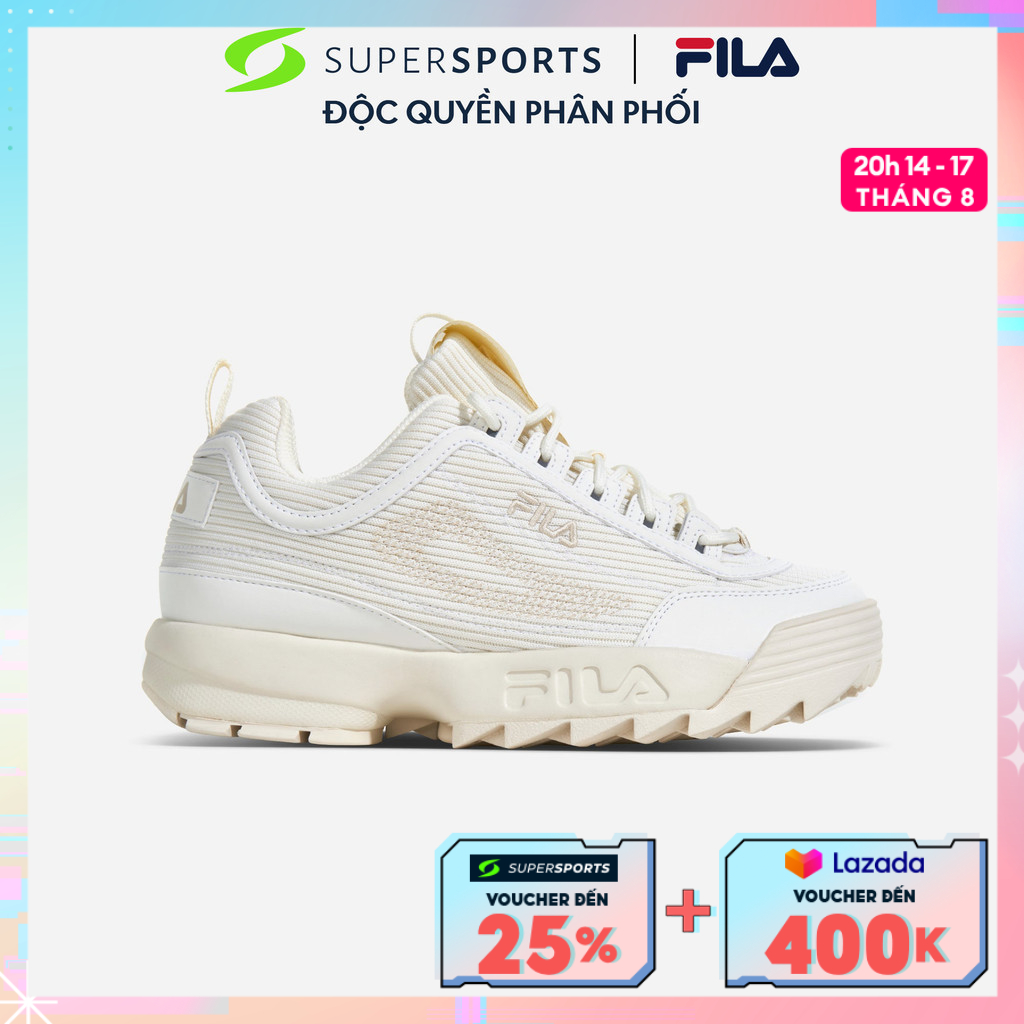 Fila giày sneaker unisex disruptor knit v2 1fm01890f-920