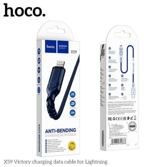 [BH 12 Tháng] Dây Cáp Sạc Nhanh Hoco X59 Lighning/TypeC/MicroUSB