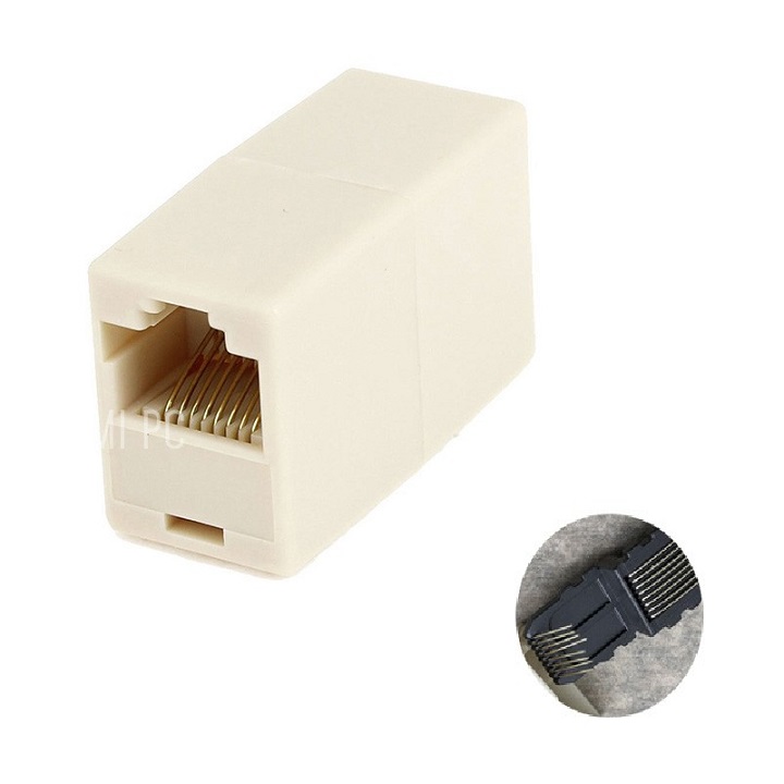 It's 1 piece. Network cable wire connector, for extension or splitter cable wire. 820