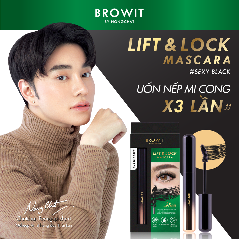 Mascara Browit Lift & Lock Mascara #Sexy Black