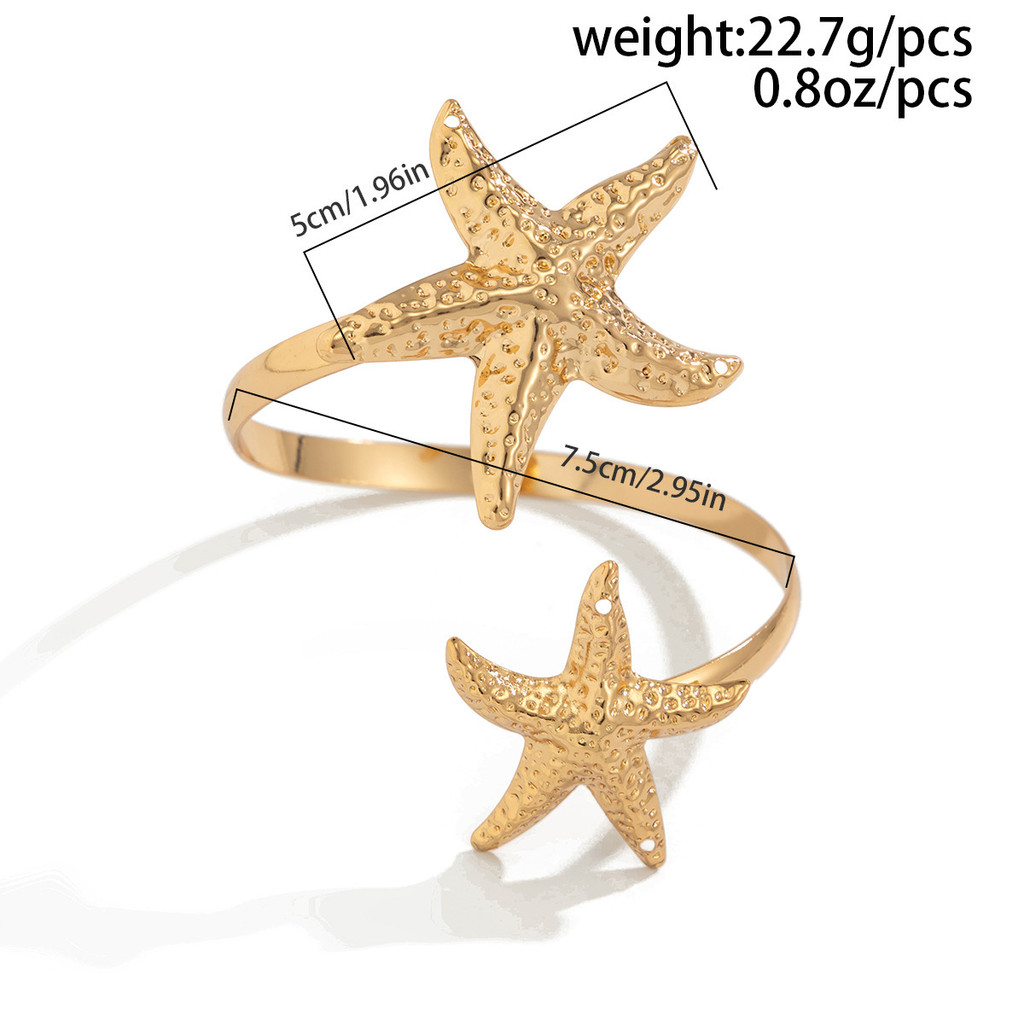 Enacolor%20Vacation%20Elegant%20Gold%20Metal%20Pearl%20Starfish%20Opening%20Armband%20Bangles%20for%20Women%20Girl%20Arm%20Chain%20Accessories%20Ocean%20Beach%20Jewelry%20New%20-%20Image%208
