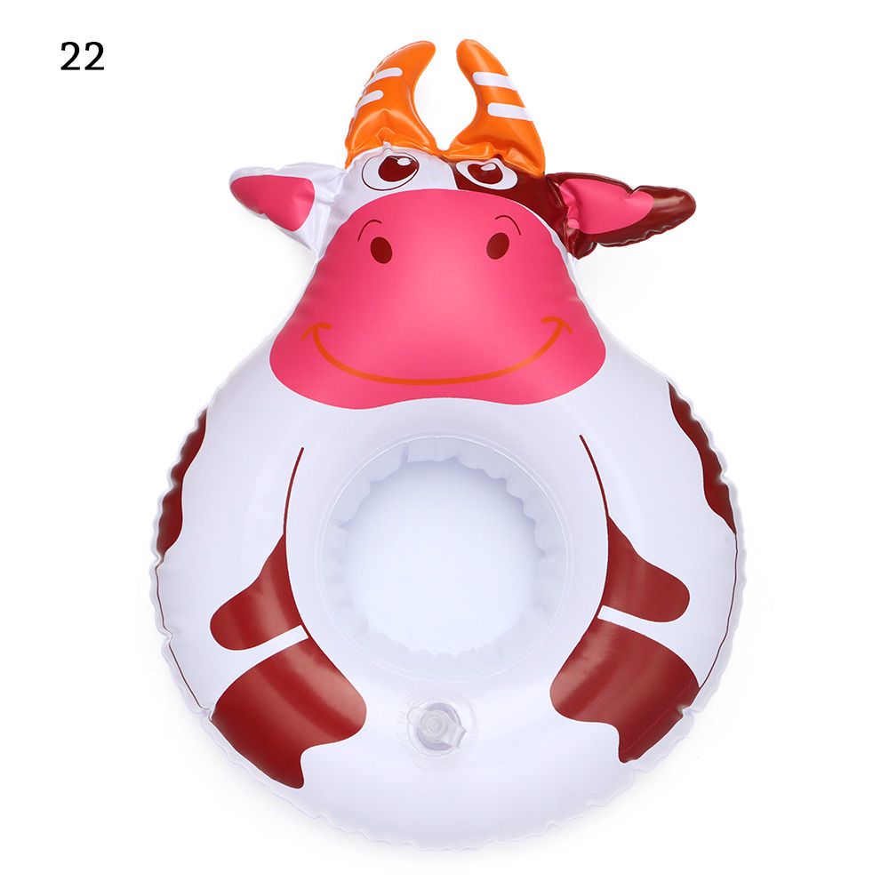 KEKB91930 1Pcs Kids Toys Pool Floaties Party Decoration Swimming Pool Float Inflatable Drink Holders Inflatable Cup Coasters Drink Floats