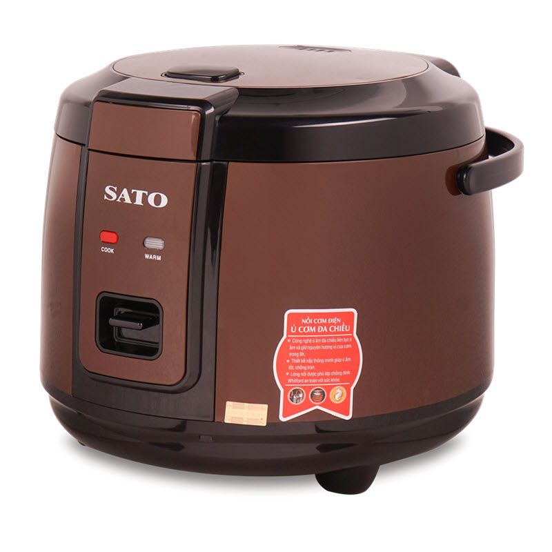 Nồi cơm điện quai xách 1.8L Sato 18F052