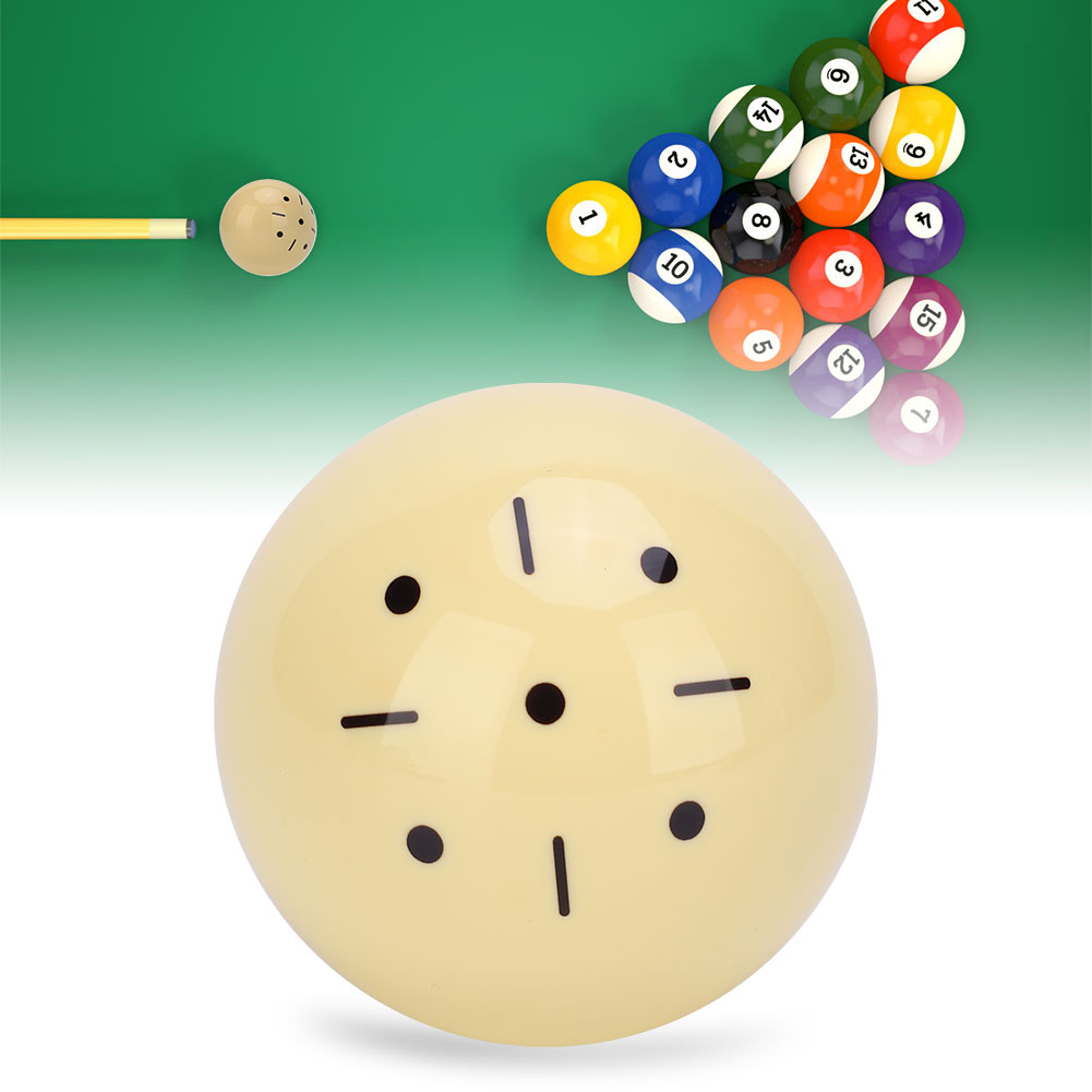 Billiard Pool Ball High Gloss Training Ball Friction Resistance for Billiard Supplies Practice Training High and Middle Clubs Billiard Ball Courts