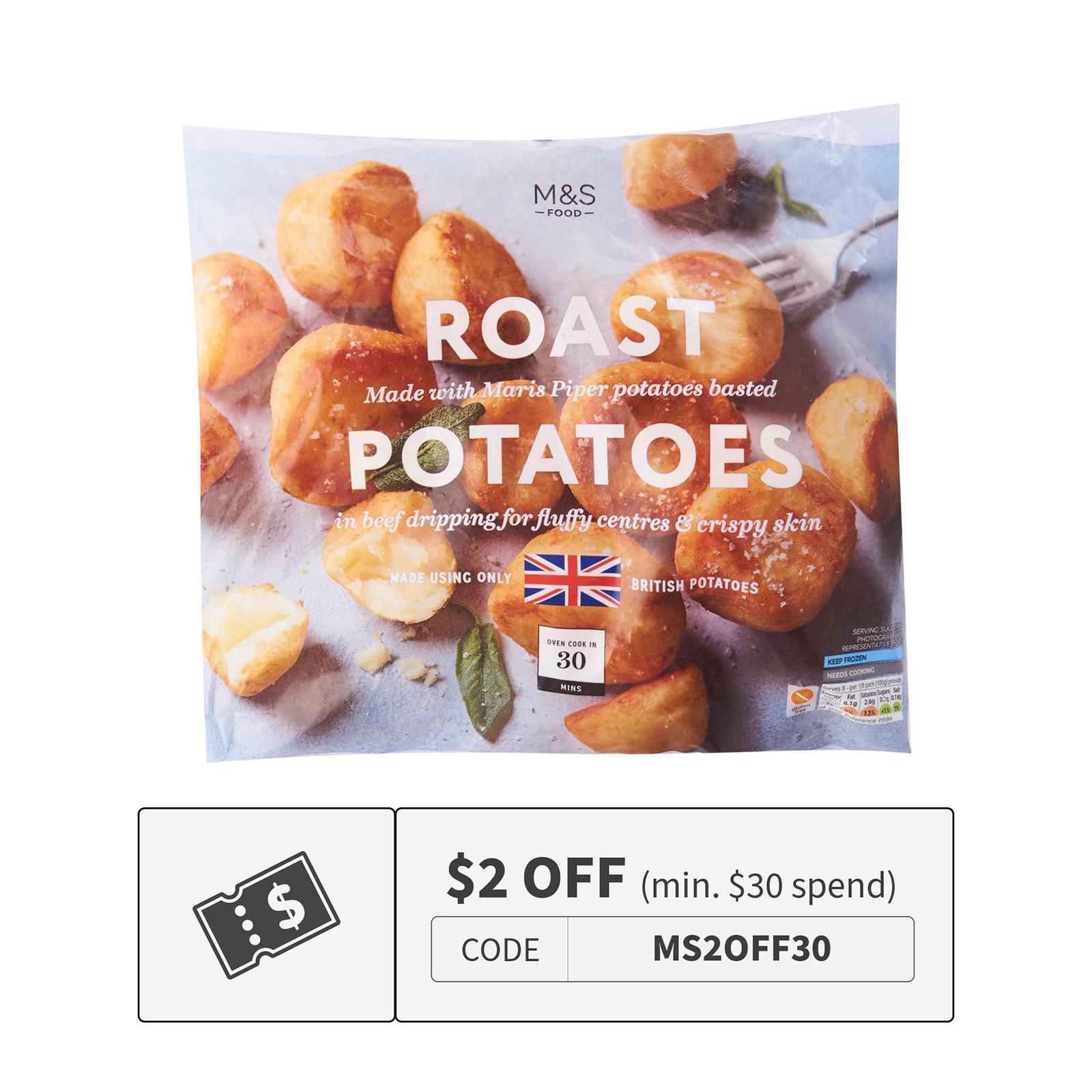 Marks & Spencer Maris Piper Roast Potatoes Frozen 800G Lazada Singapore
