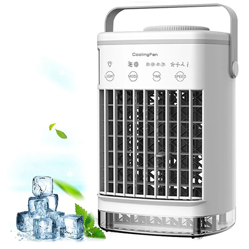XiaoZhubangchu New Mini Cooling Fan USB Air Conditioning Fan Small Water Cooling Fan Desktop Desktop Air Cooler