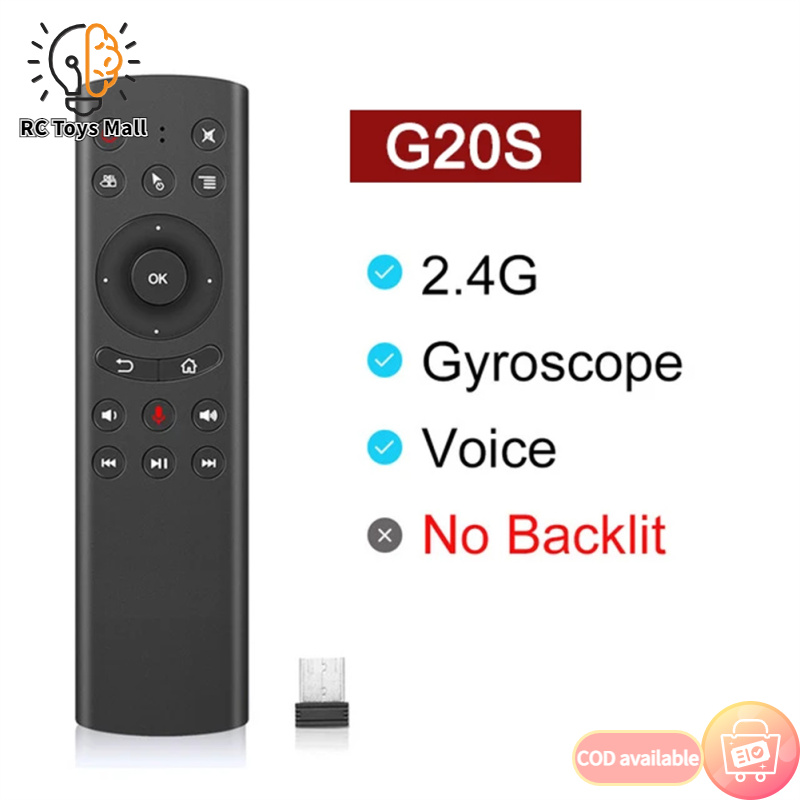 G20S Air Mouse Wireless Remote Keyboard Voice Inputting Air Fly Mouse Remote Control With USB Receiver Compatible For Android TV Box Tablet PC
