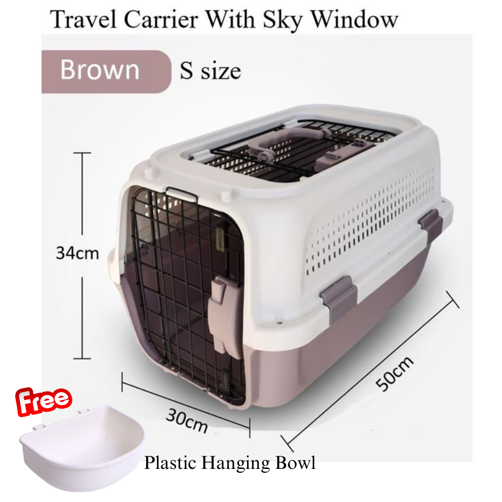 [SG SELLER] Pet Travel Carrier Pets Porter HeavyDuty Pet Carrier Pet Airway Carrier Pet Cargo