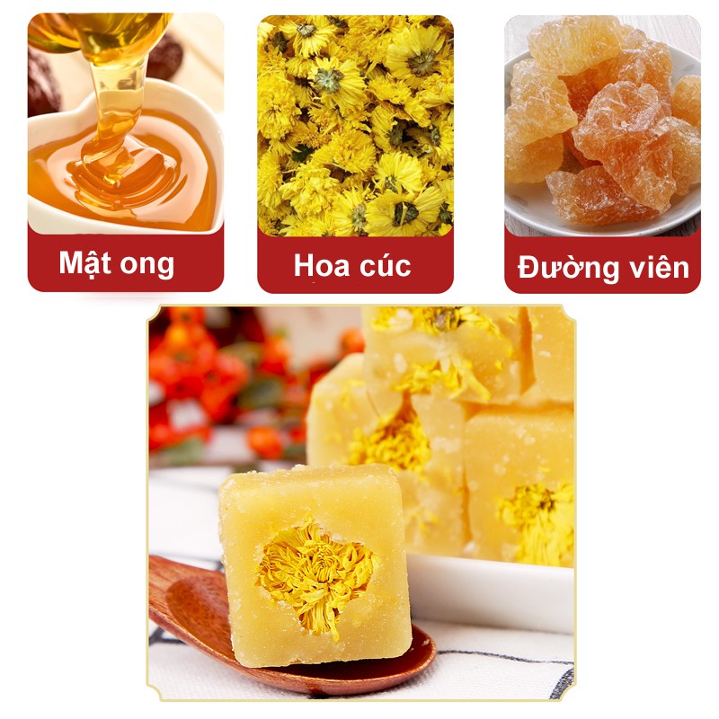 Trà hoa cúc đường phèn 500g - tấn phát