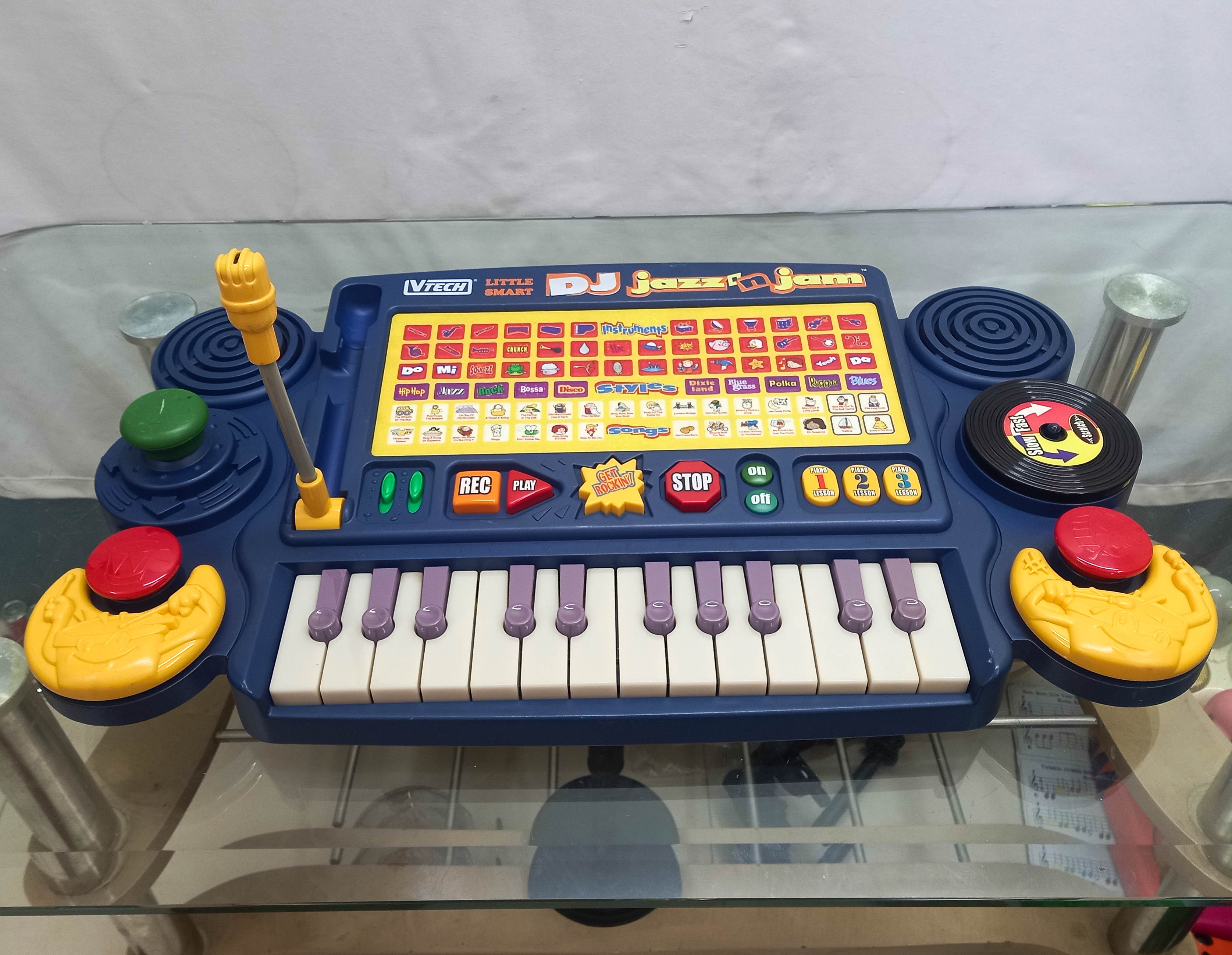 HÀNG CŨ 90% Chiếc đàn organ đồ chơi thông minh đa năng Vtech Little Smart thumbnail
