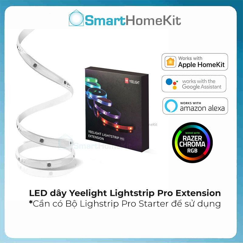 Yeelight Lightstrip Pro 2022 - Sync with Game, Music, 16 milion Color - Works with Homekit
