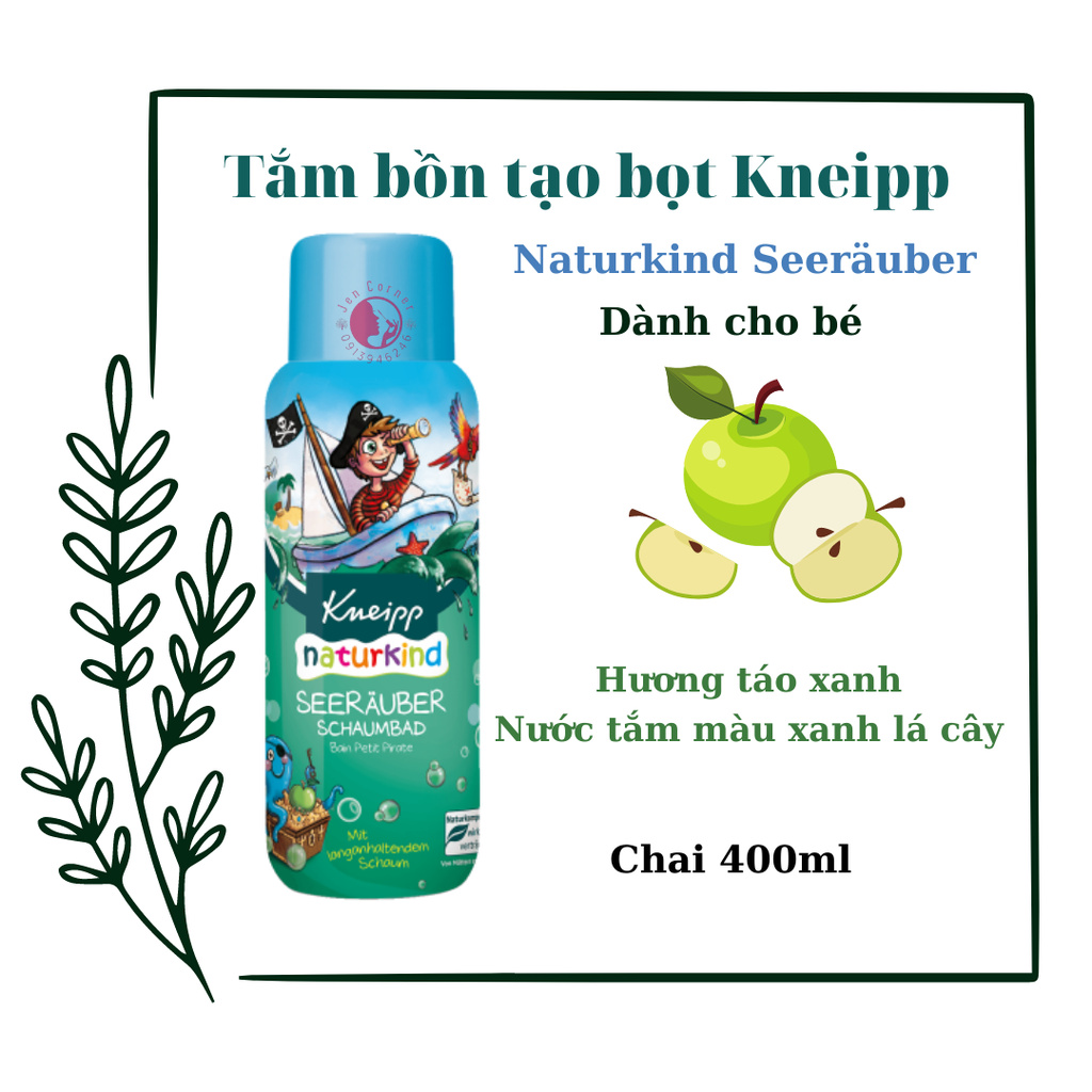 Tắm bồn tạo bọt kneipp 400ml new arrival 2022