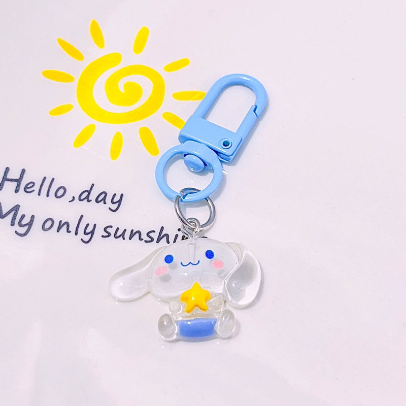 Móc khóa charm chó con cute