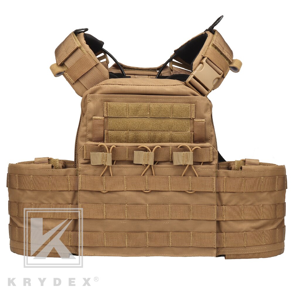 KRYDEX CPC Tactical Vest Cage Plate Carrier Heavy Duty Armor Army ...