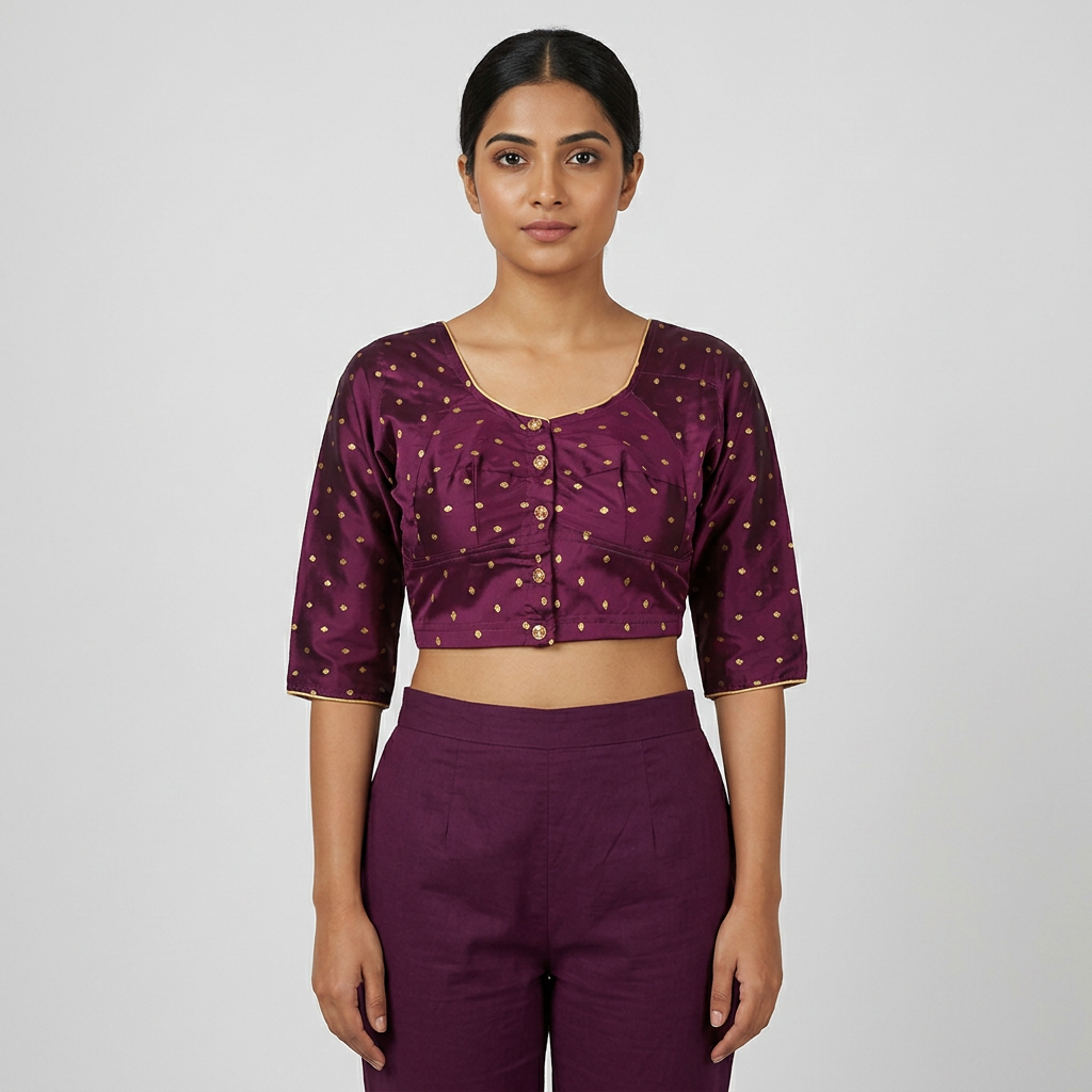 Katan Blouse With Inner Falls Best Qualityfull & Comfortable Blouse For Women