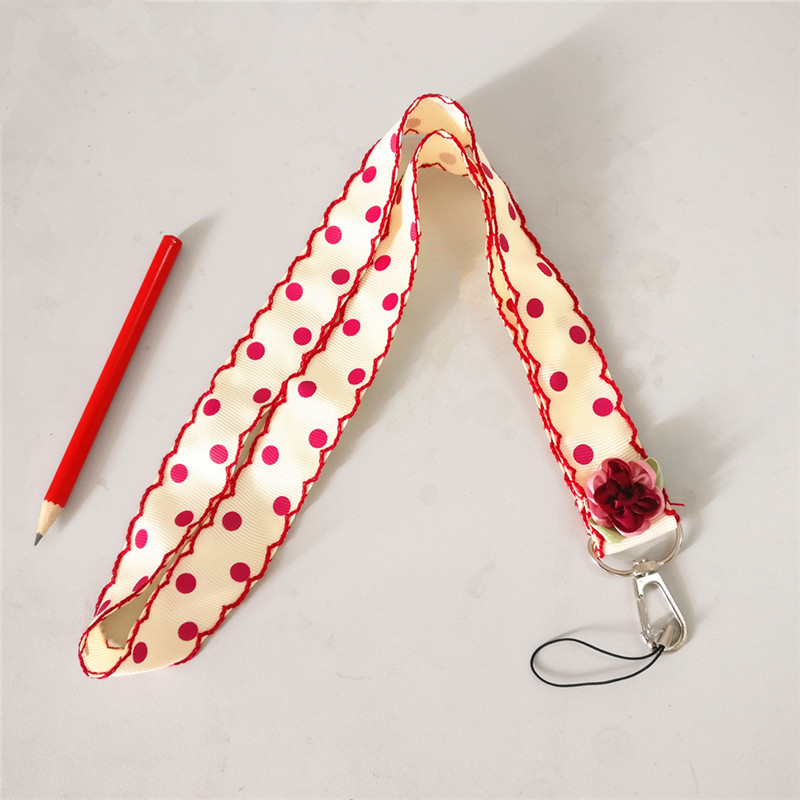 【GlobalTrendz】DIY Cute Pink Neck Lanyard For Keys Lanyards Strap Key ...