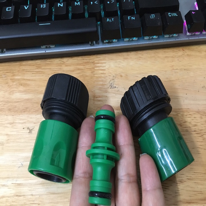 SET 3 MÓN. NỐI ỐNG NƯỚC MỀM PHI 21MM RA ĐẦU NỐI GÀI KHỚP chọn hân loại - 000701(558)
