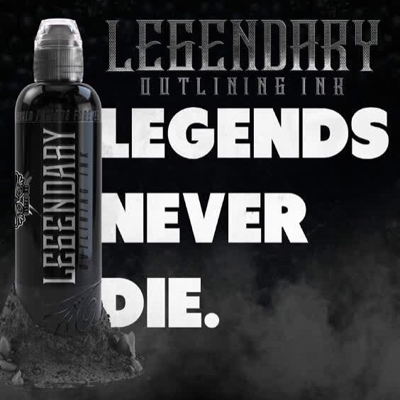 Mực đen xăm tattoo Legendary Black
