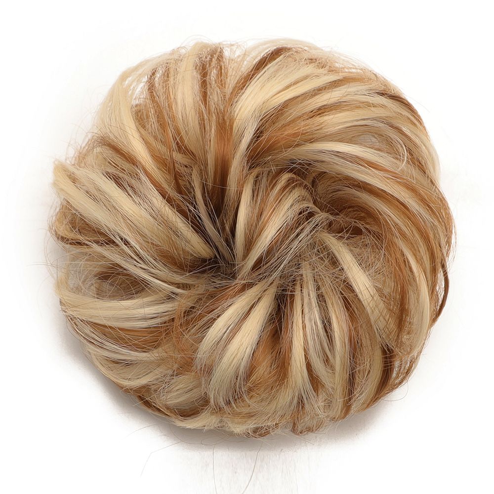 UNDERL Bánh Donut Giả tạo Tự nhiên Tóc duỗi phồng Búi tóc xoăn rối Mảnh Updo Scrunchie