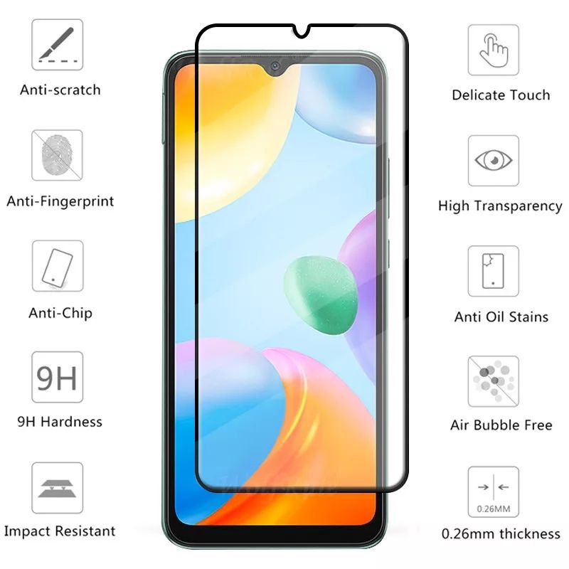 Kính cường lực samsung galaxy a13 4g, a13 5g, a12, m12, a22 4g, a22 5g, a23 4g, a03, a03s - kính cường lực 9d full màn - full keo - độ cứng 9h