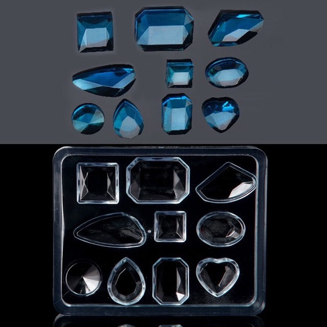 Khuôn silicone đúc resin đá quý