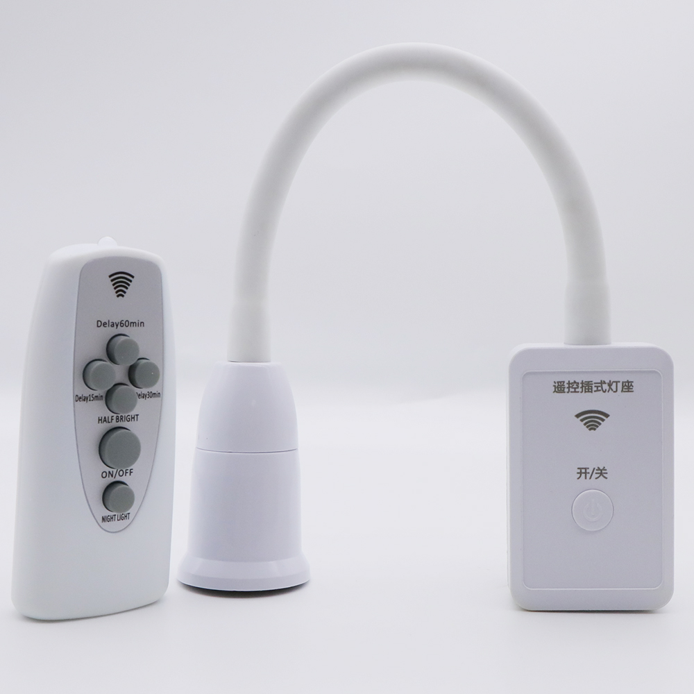 【Folio & Light】Us/eu Plug Flexible E27 Lamp Holder With On/off Switch ...