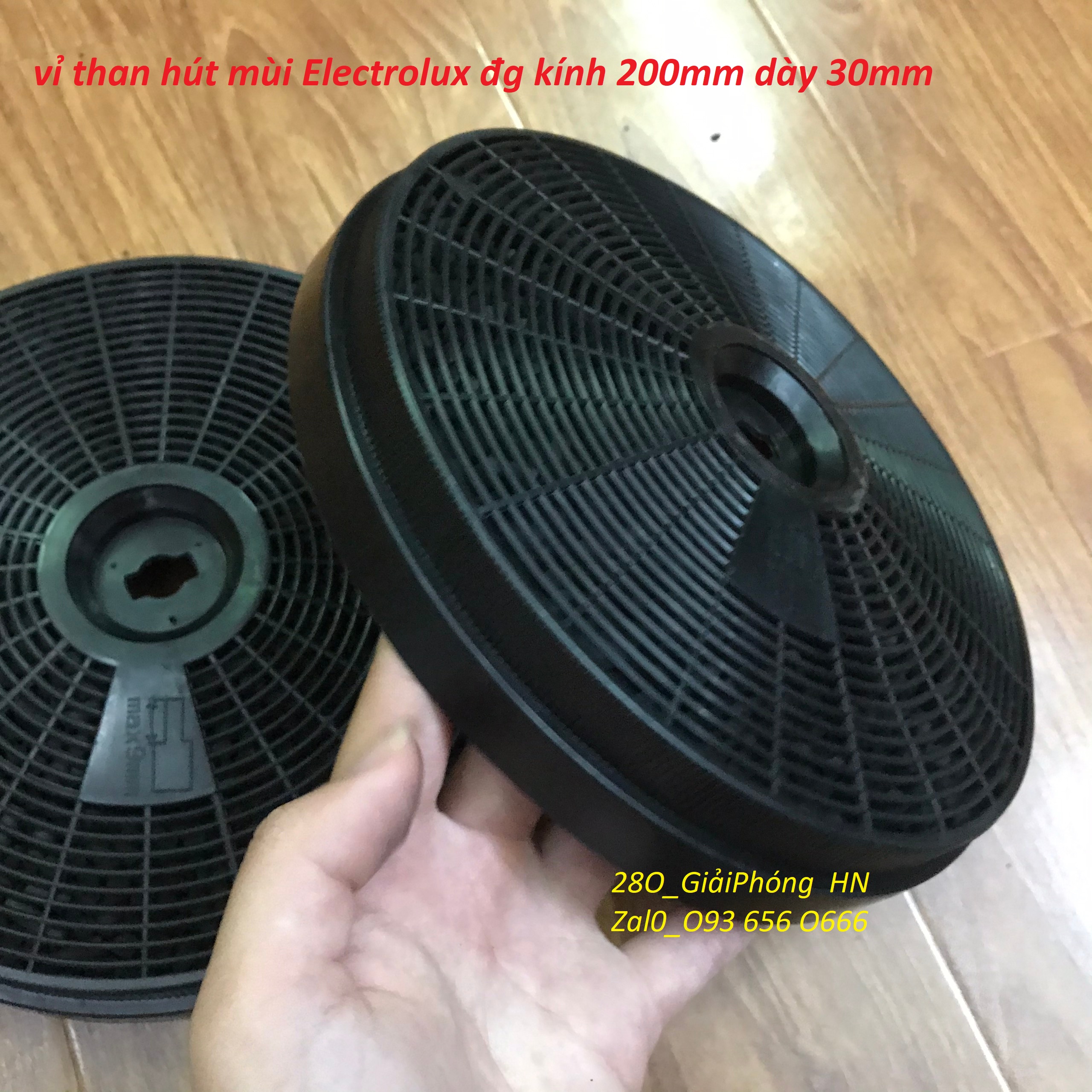 Vỉ than hoạt tính máy hút mùi Electrolux