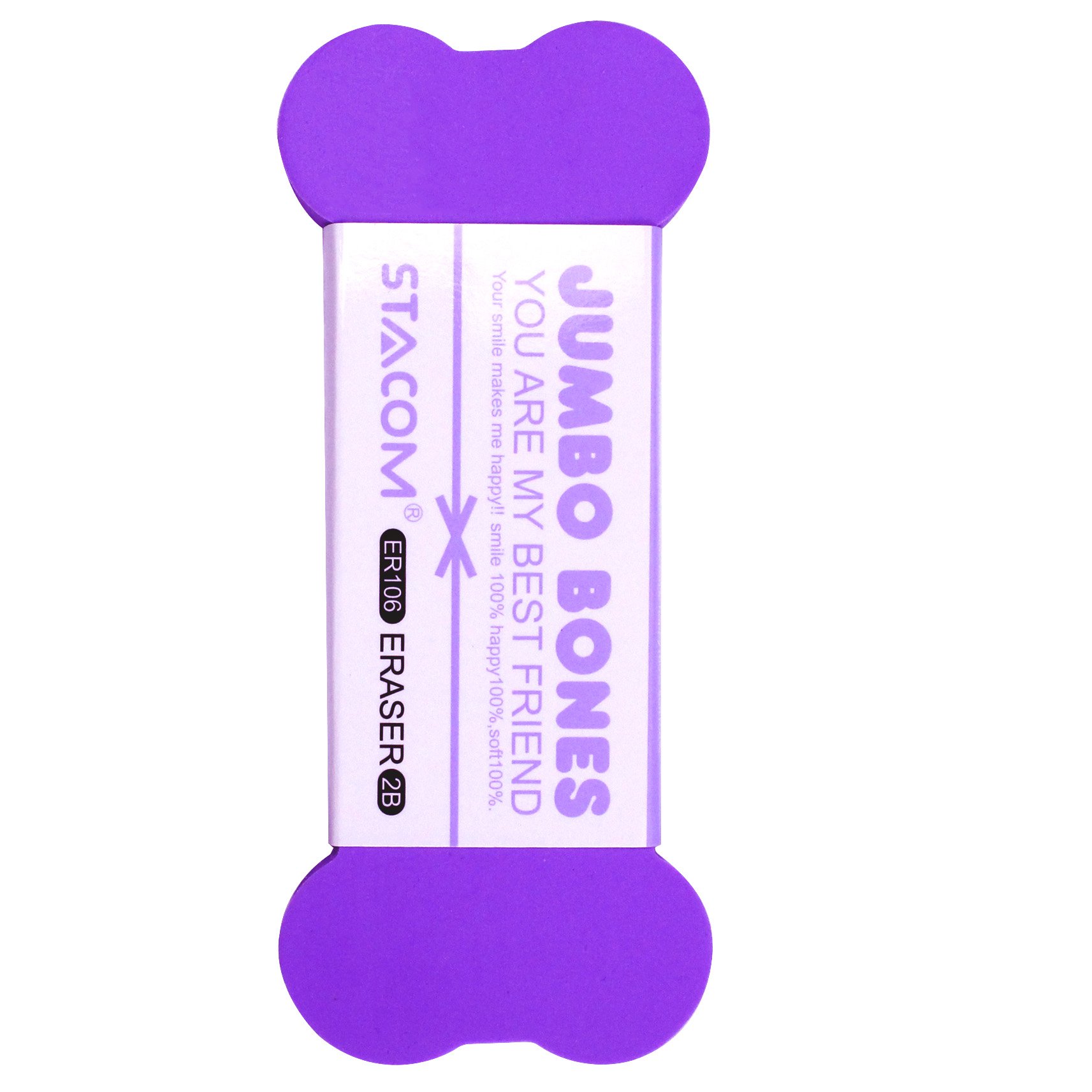 Gôm Cỡ Đại Jumbo Bones STACOM - ER106 - Hình Dáng Ngộ Nghĩnh