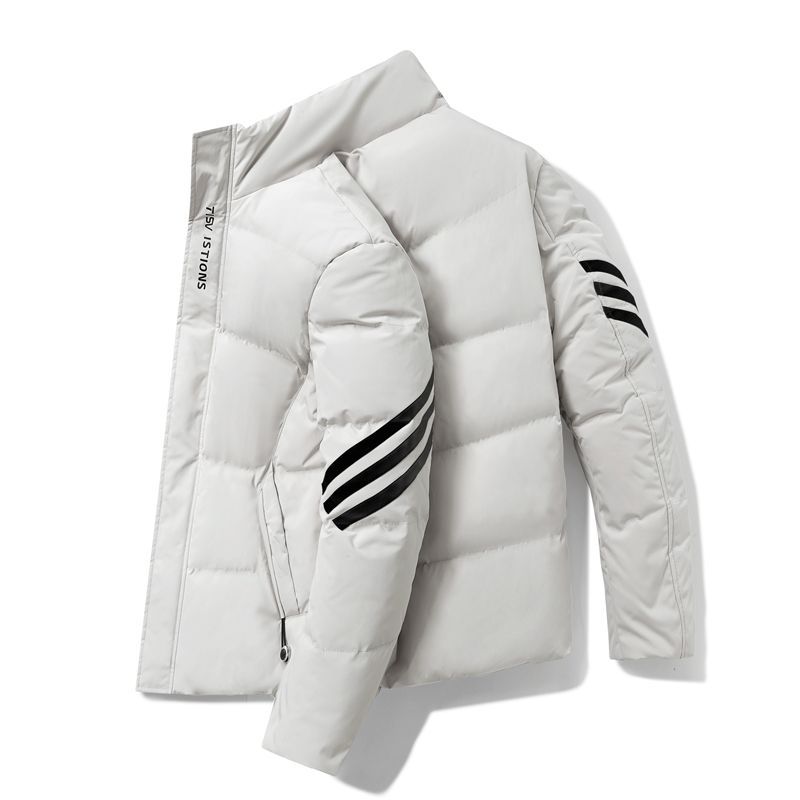 Men's Winter Down Cotton Coat Thickened Cotton Coat 2023 New Fashion Brand Casual Youth Coat Trend Versatile Cotton Coat Top