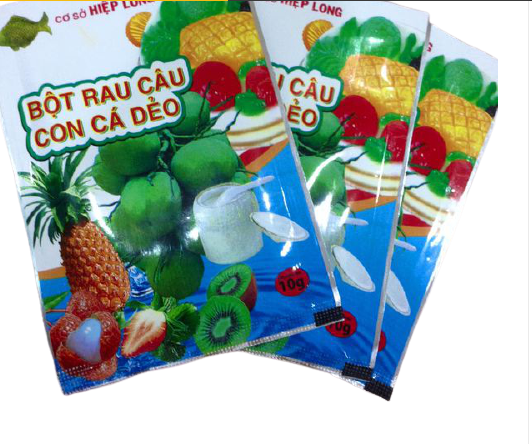 Rau Câu Dẻo 3D Con Cá gói (12g)