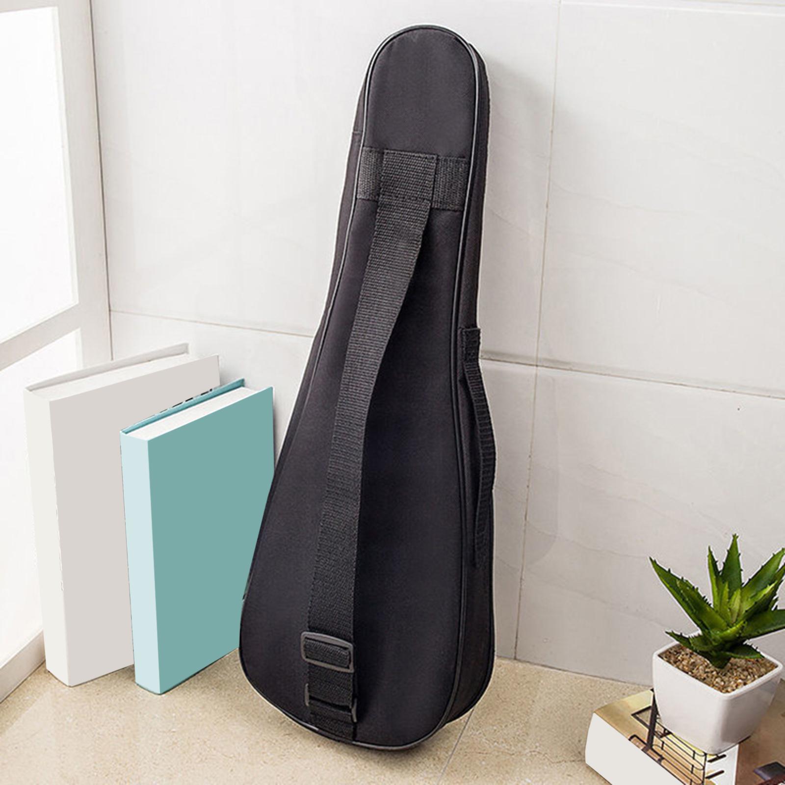 CCCOOL Oxford Ukulele Bass Case with Pockets Adjustable Shoulder Straps Soft