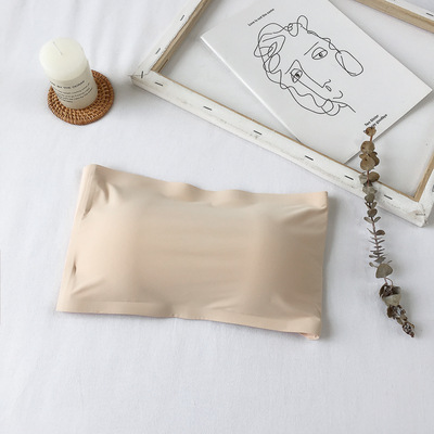 Áo bra không dây chất su mịn MAVARI - Áo ngực không dây mút mỏng cài sau ôm vòng 1 thoáng mát B8883