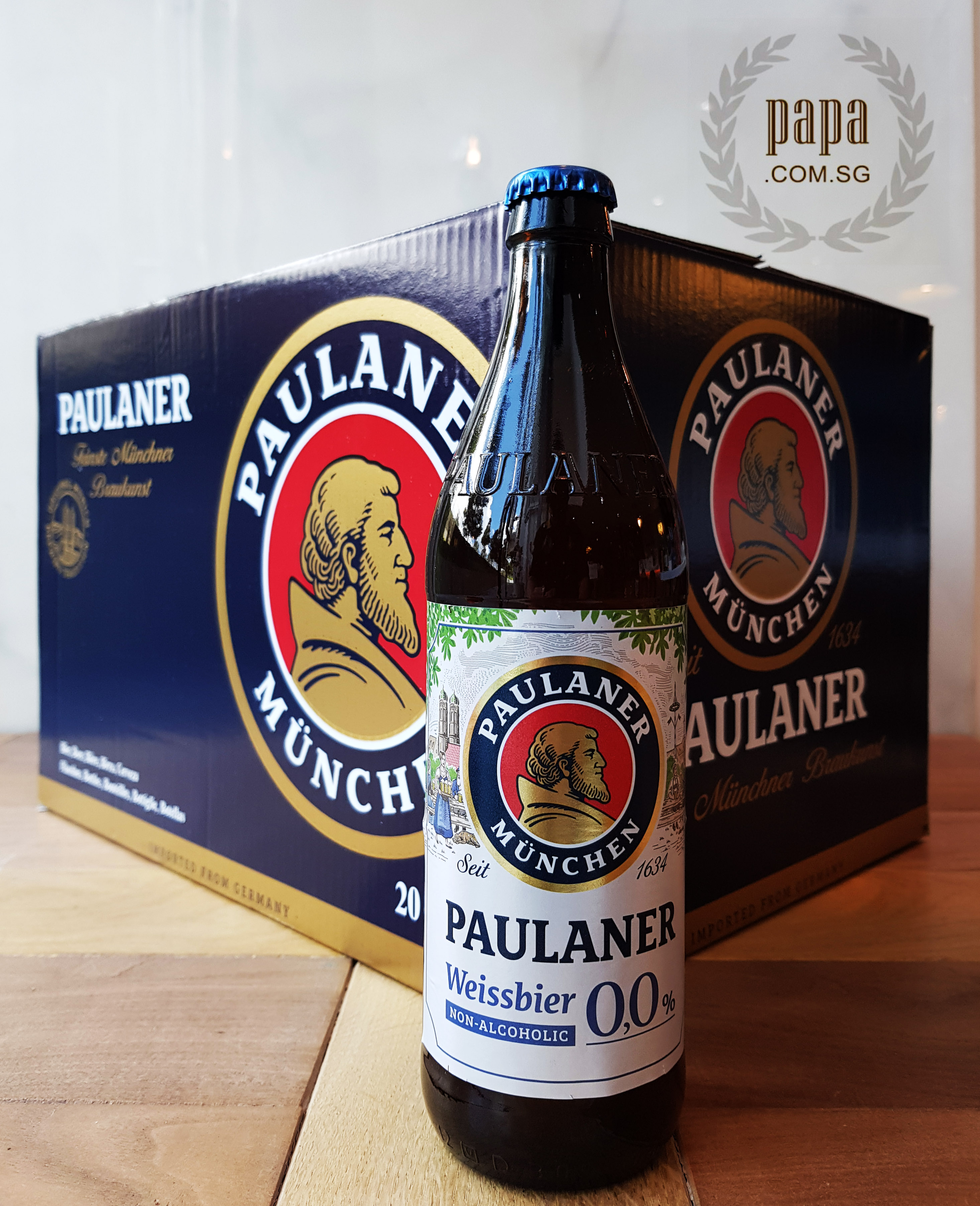 Paulaner Weissbier Alcohol Free 0.0 ABV (500ML X 20 BOTTLES