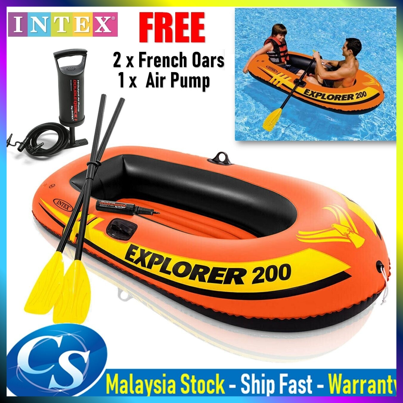 Intex Inflatable Boats Seahawk Series 68347 68349 68351 Sun Shelter Intex  Inflatable Boat Tent Canopy for Fishing Boat…
