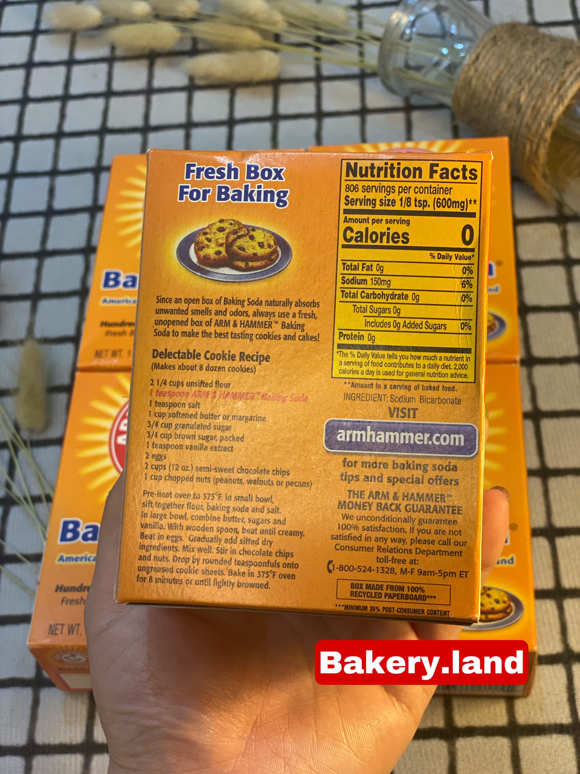 Baking Soda / Muối nở Baking Soda 454g