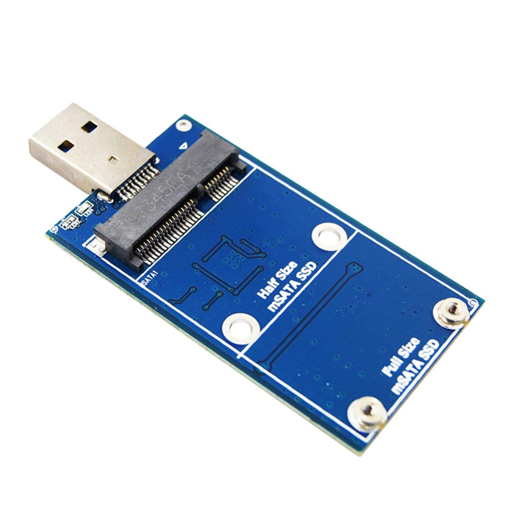 Mini MSATA Để USB 3.0 Hộp đĩa cứng 6Gbps công cụ chuyển đổi SSD Adapter Bao Vây Không Dây Pci-E Cho 30*30/50 mSATA SSD