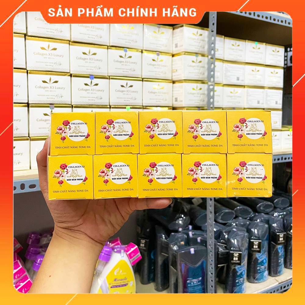 Kích trắng collagen x3 (tinh chất nâng tone da)