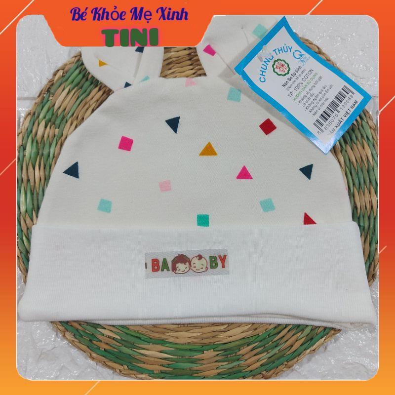 Nón bo sơ sinh Cotton co giãn cho bé