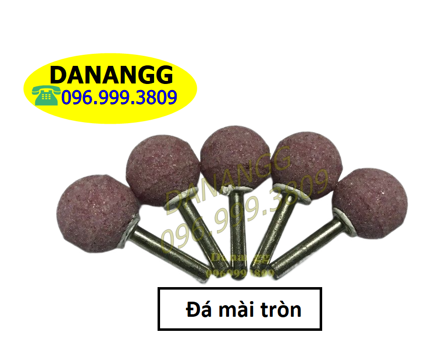 Đá mài tròn trục 6mm lắp máy mài hơi đánh xăm lốp máy khoan