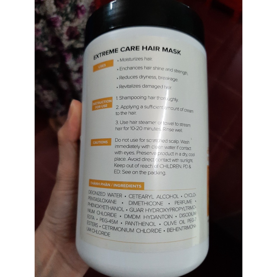 Mặt Nạ Chăm Sóc Tóc SPALINE EC EXTREME CARE 850ML