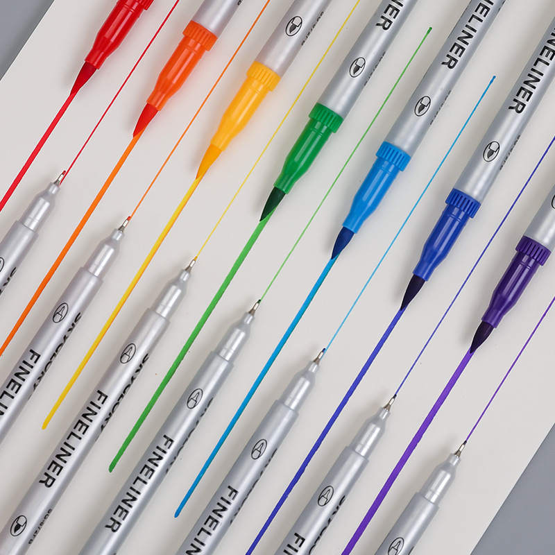 %E3%80%90The%20Quiet%20Page%E3%80%9112/24%20Color%20Marker%20Pen%20Set%20Dual%20Side%20Writing%20Fine%20Liner%20Bold%20Brush%20Painting%20Calligraphy%20Drawing%20Design%20Manga%20School%20Art%20F821%20-%20Image%204