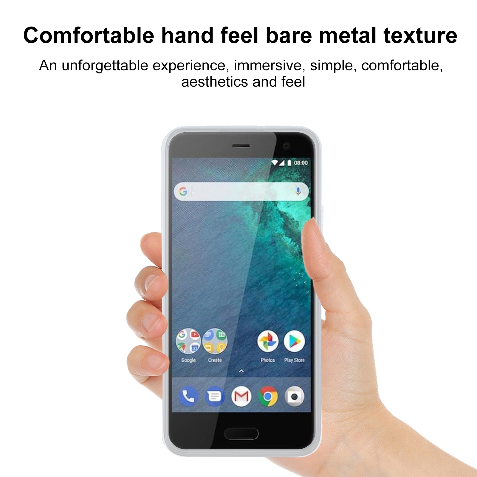 (Ready Stock)TPU Phone Case For HTC U11 Life(Transparent White)