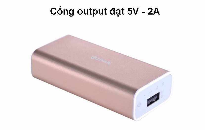 [XẢ HÀNG]PIN DỰ PHÒNG TITAN P5 CAO CẤP 5000MAH